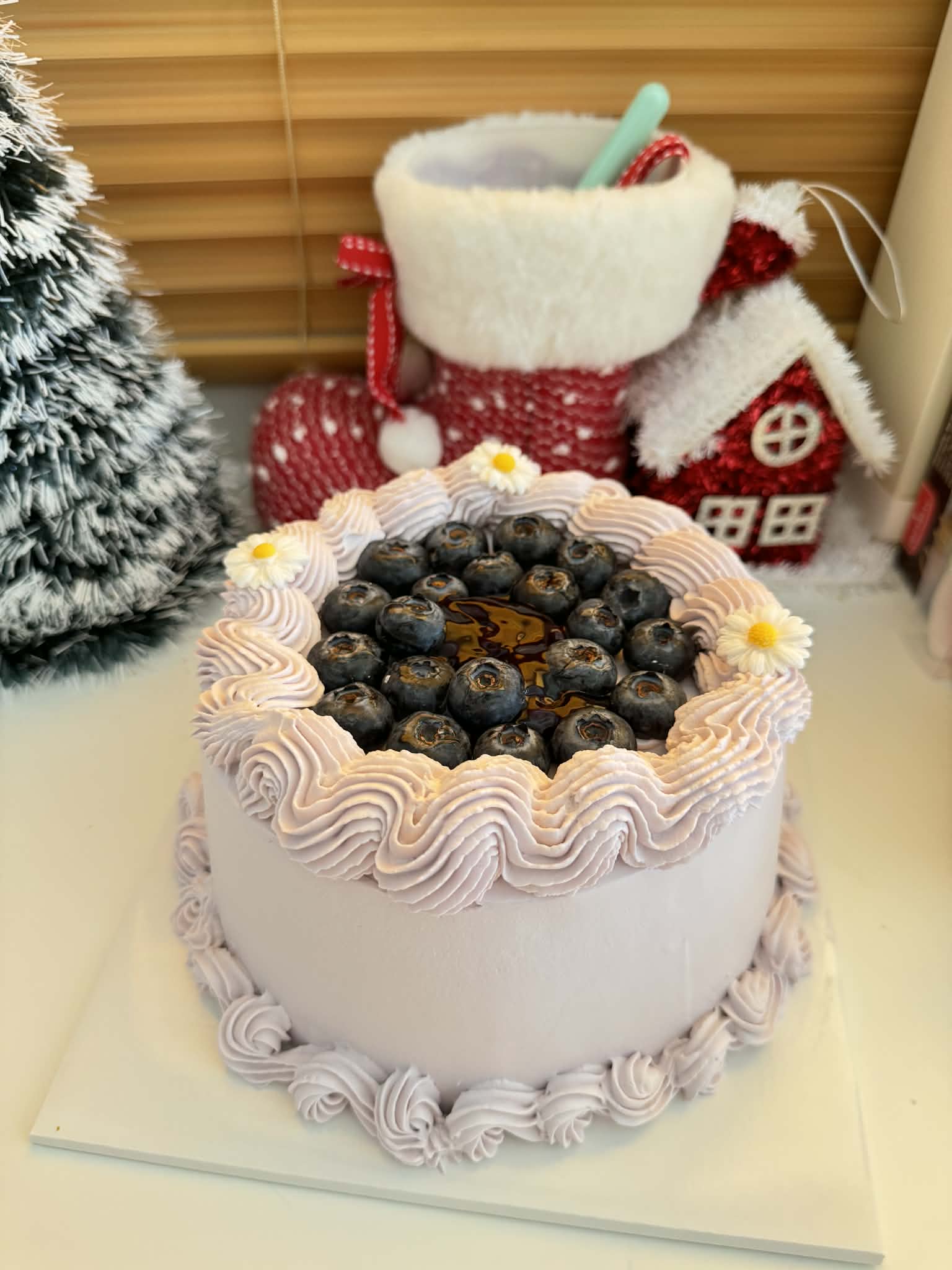 Blueberry Swirl / เค้กลายหินอ่อนบลูเบอร์รี่