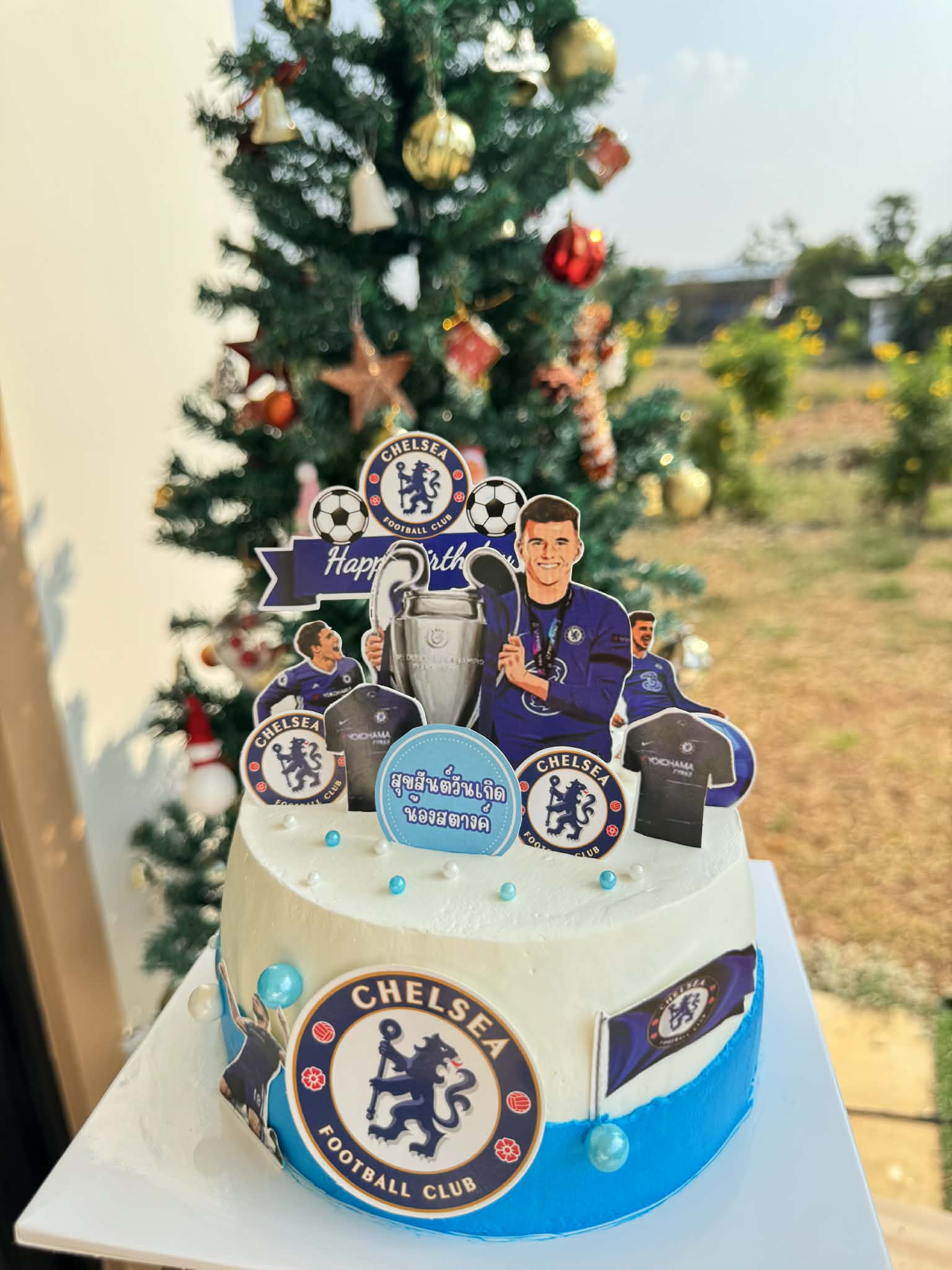 Football Cake / เค้กฟุตบอลเชลซี